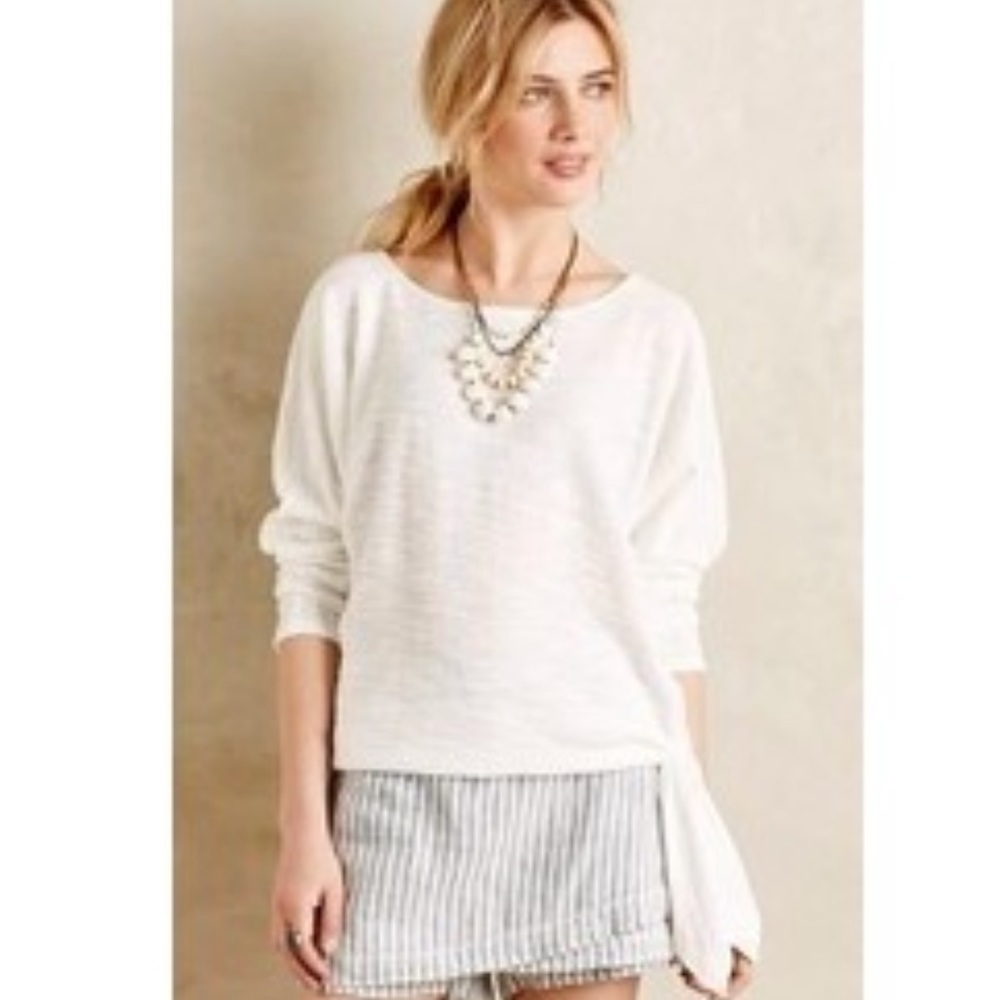 Anthropologie Saturday Sunday Side Tie Sweater